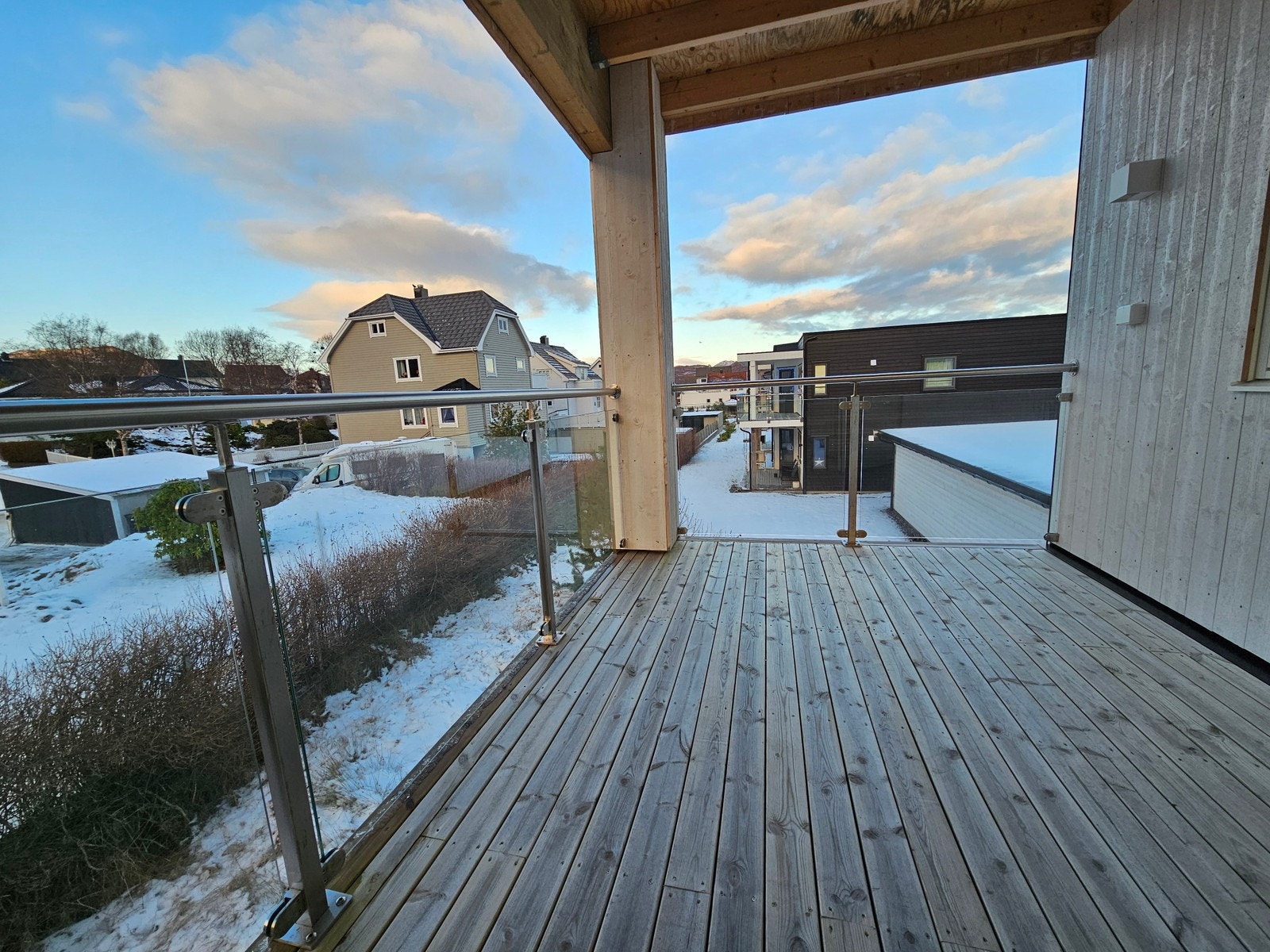 Flott utsikt frå altanen til seksjon nr. 9 Galleribilde