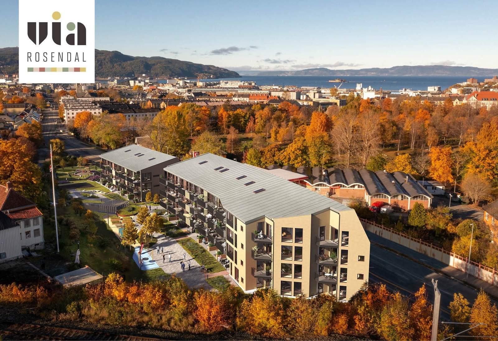 Via Rosendal | Nytt leilighetsprosjekt med sentral beliggenhet | 40 selveierleiligheter | Heis | Parkeringskjeller Galleribilde