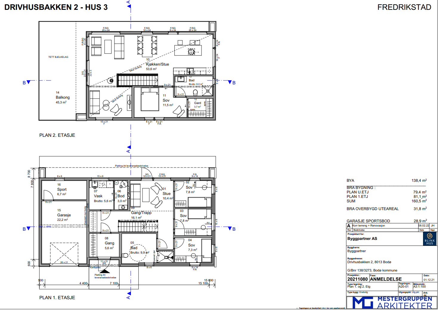 Plantegning Hus 3