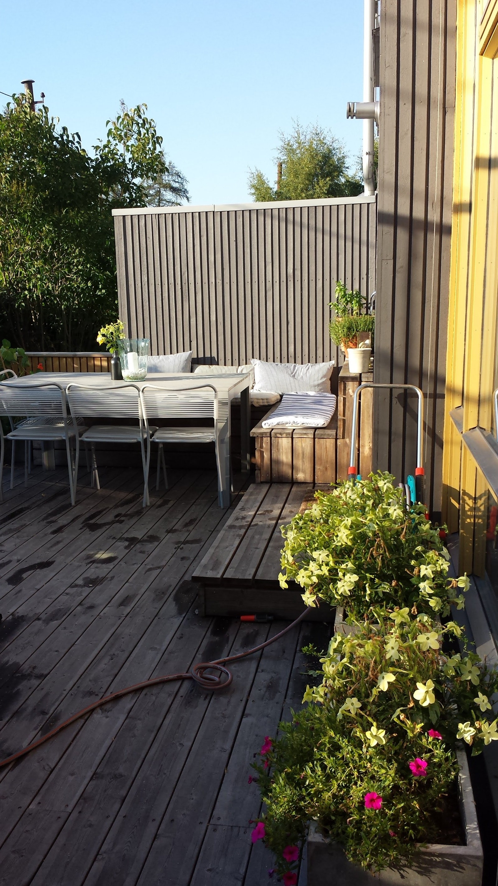 Spiseplass med ettermiddagssol Galleribilde