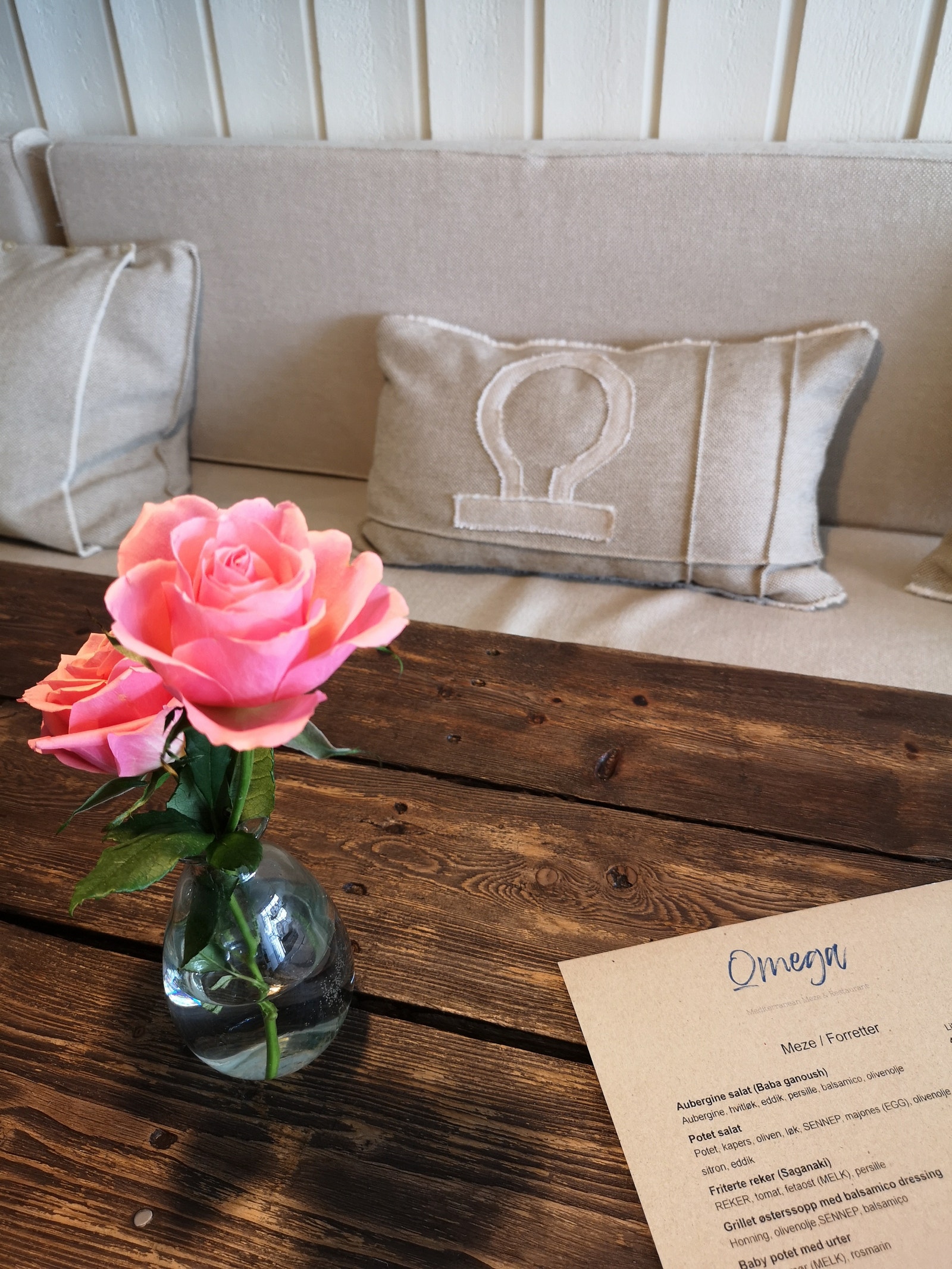 Omega restaurant Galleribilde