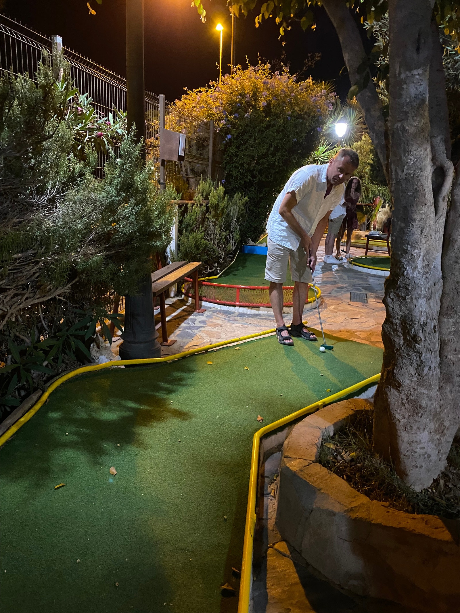 Minigolf banen Las Salinas, ca 800 m fra leiligheten på tur mot sentrum av Torrevieja. Galleribilde