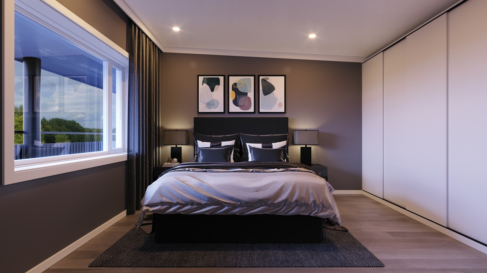 Leiligheter fra 64 - 93 kvm - Illustrasjonsbilde. Galleribilde