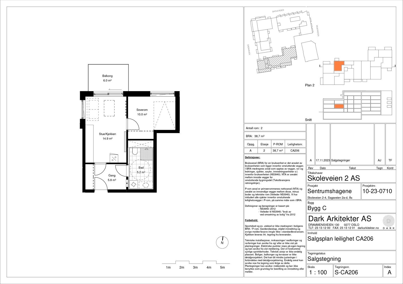 S-CA206 - Salgsplan leilighet CA206.jpg Galleribilde