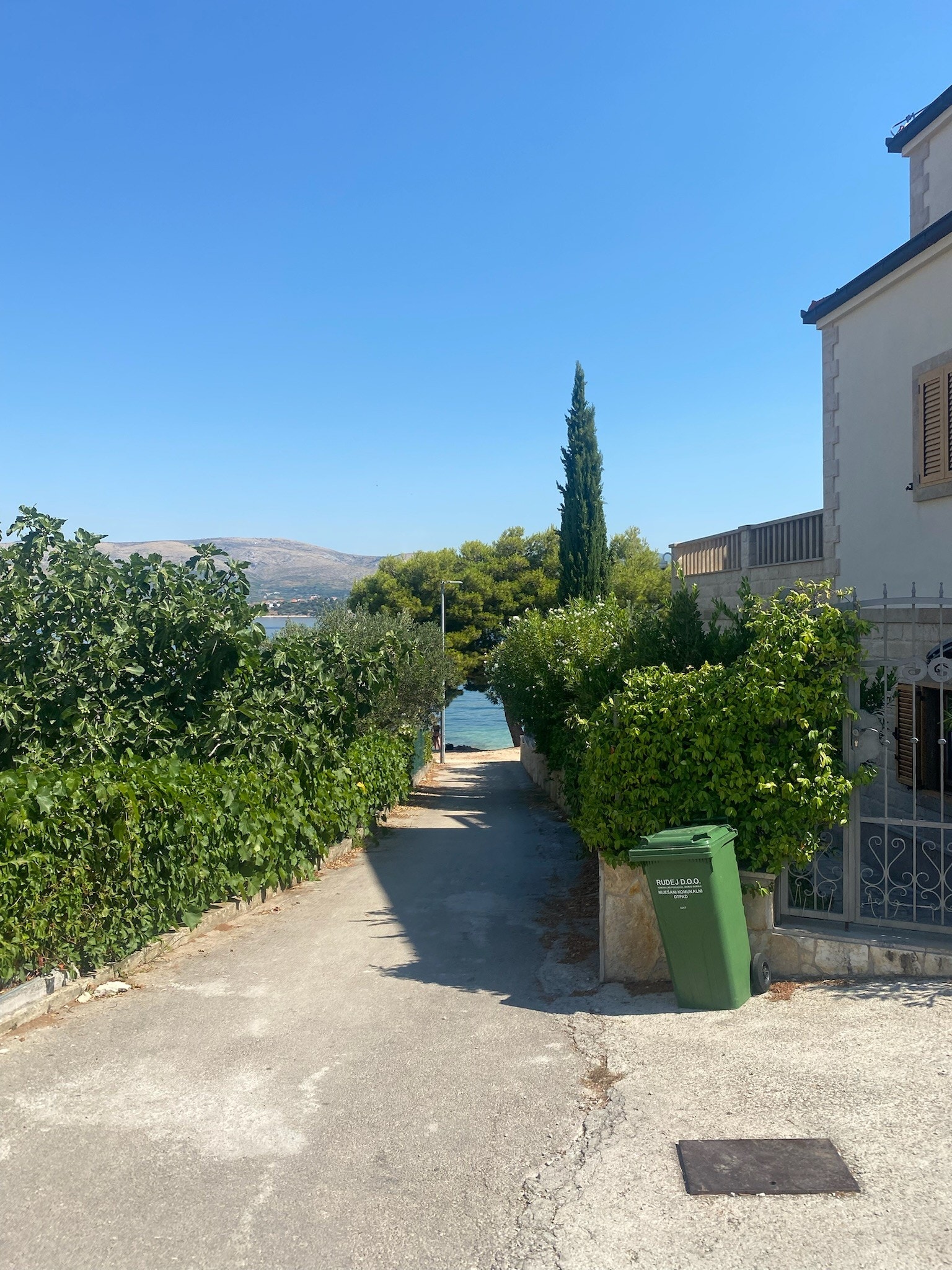 Veien ned til stranden Galleribilde