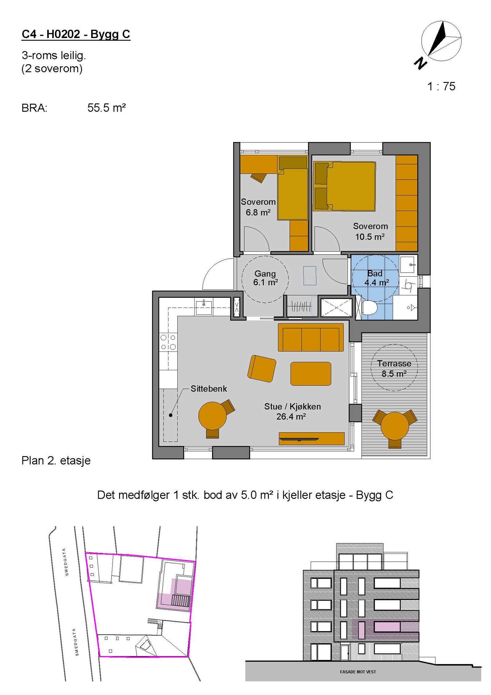 C4 - H0202 - Bygg C Galleribilde