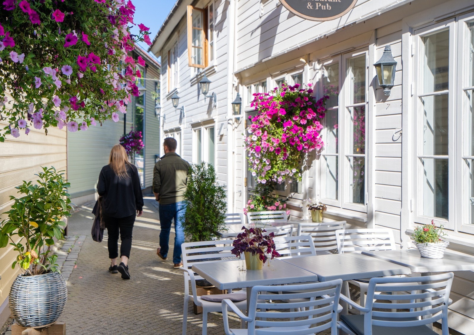 Trange gater og smau i Egersund sentrum Galleribilde