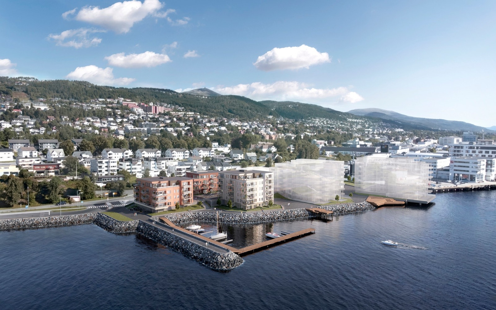 Her bygges det 55 flotte leiligheter i sjøkanten Galleribilde