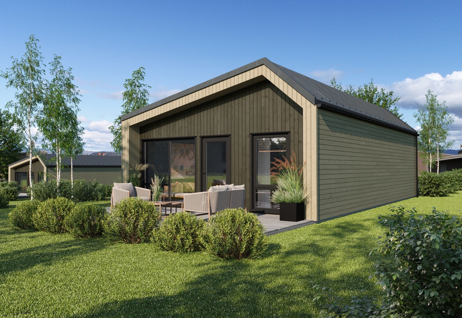 Illustrasjon av fasade Galleribilde