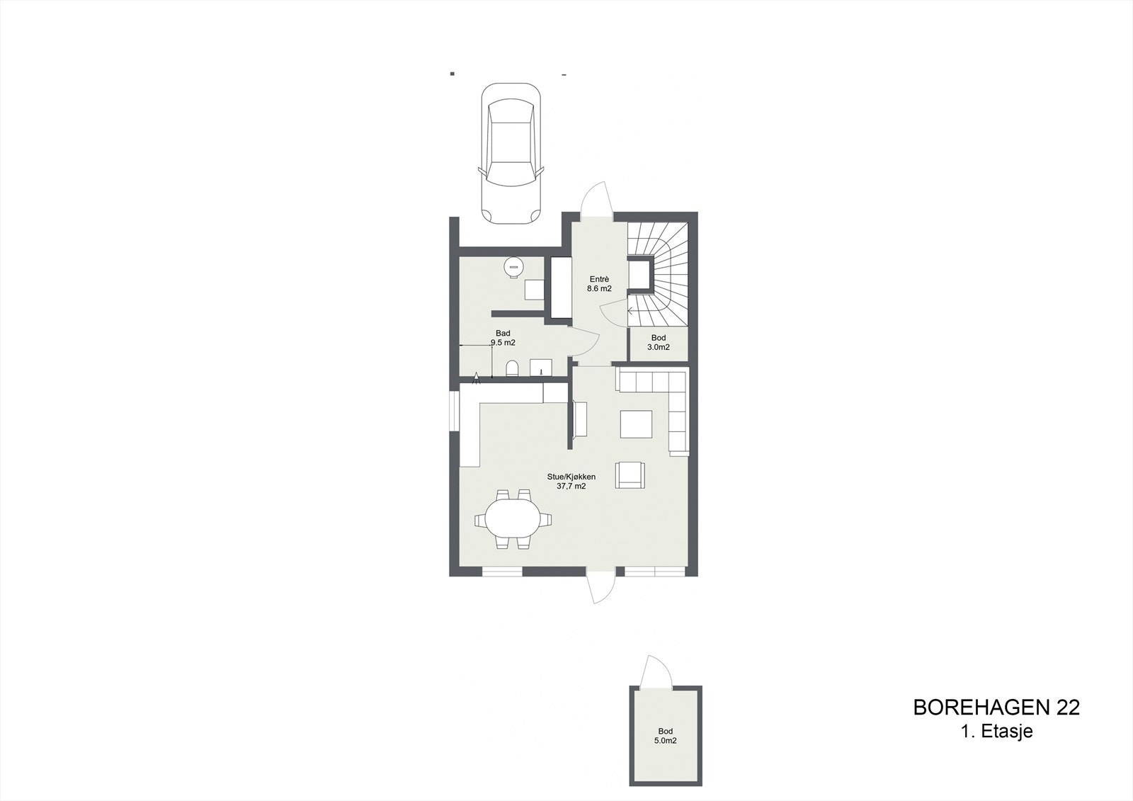 Borehagen 22 -1 etasje Galleribilde