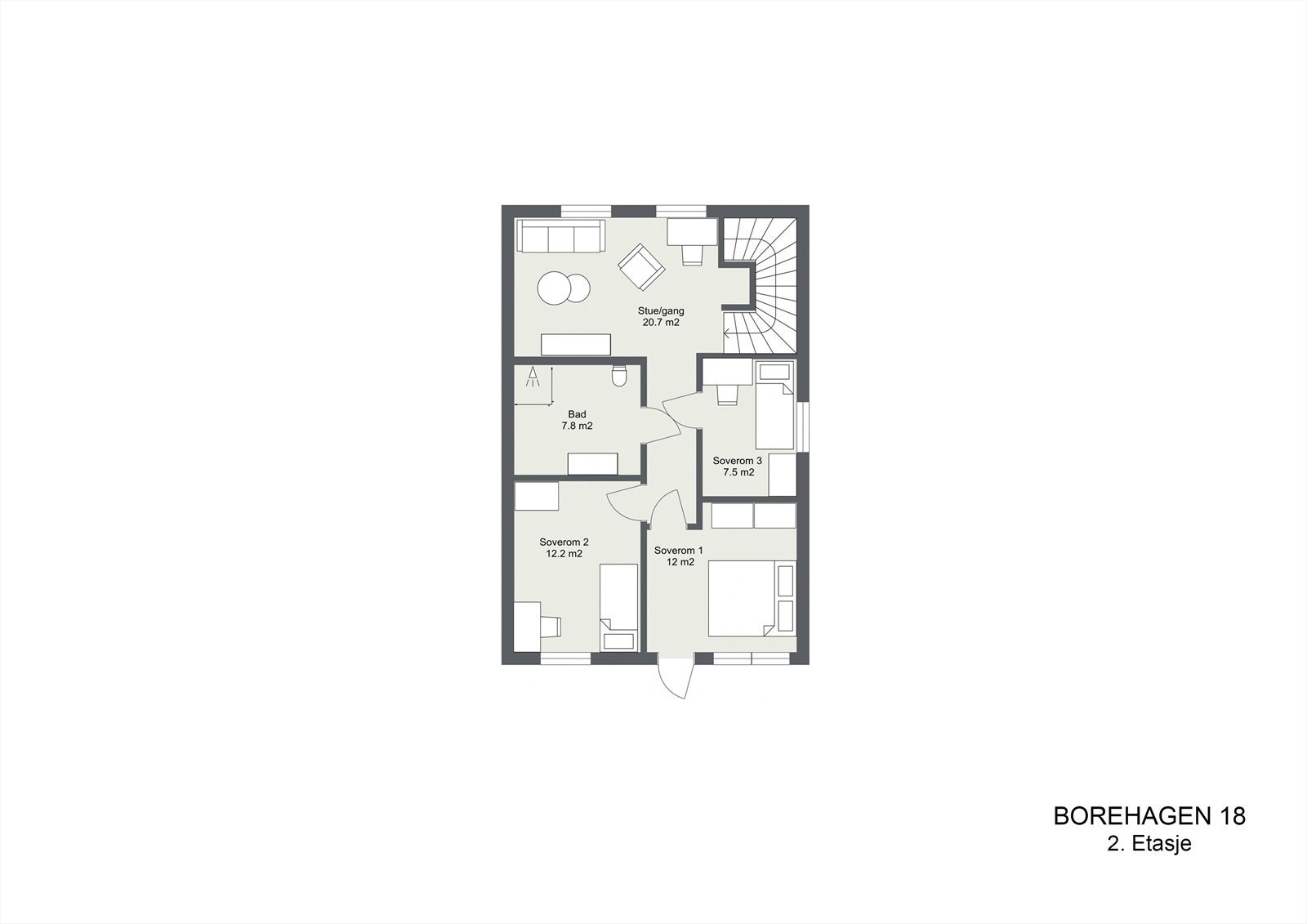 Borehagen 18-2etasje Galleribilde