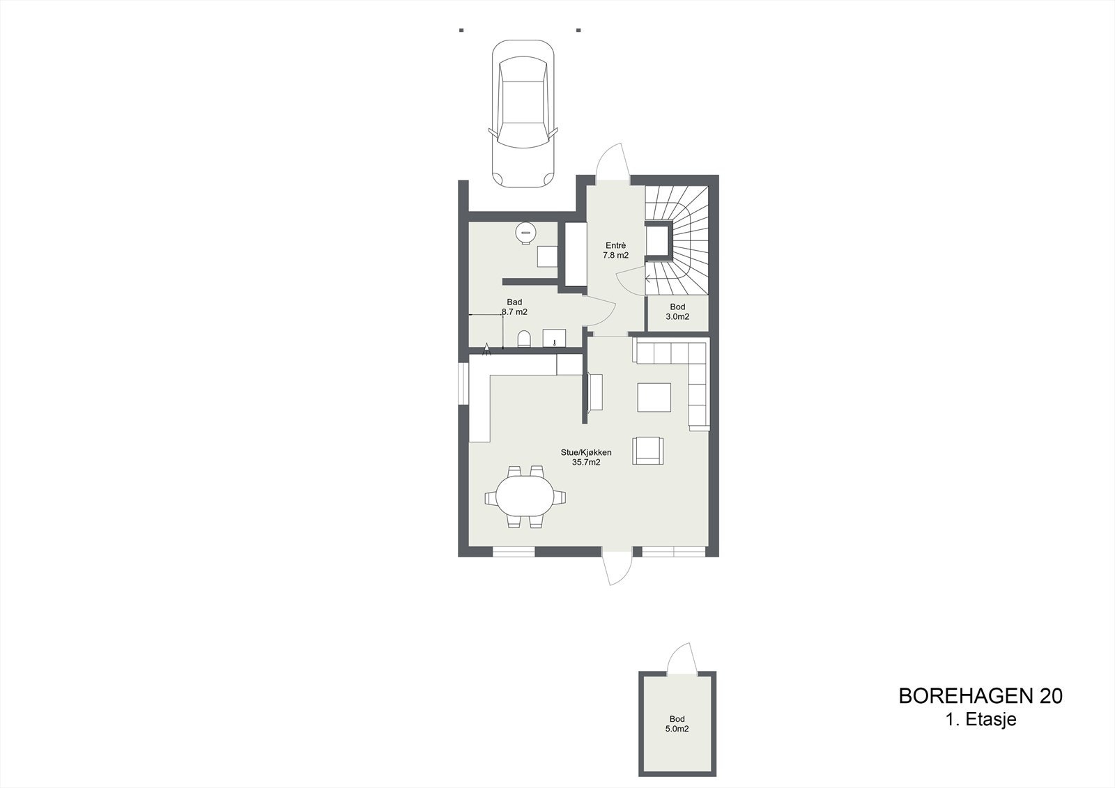 Borehagen 20-1etasje Galleribilde