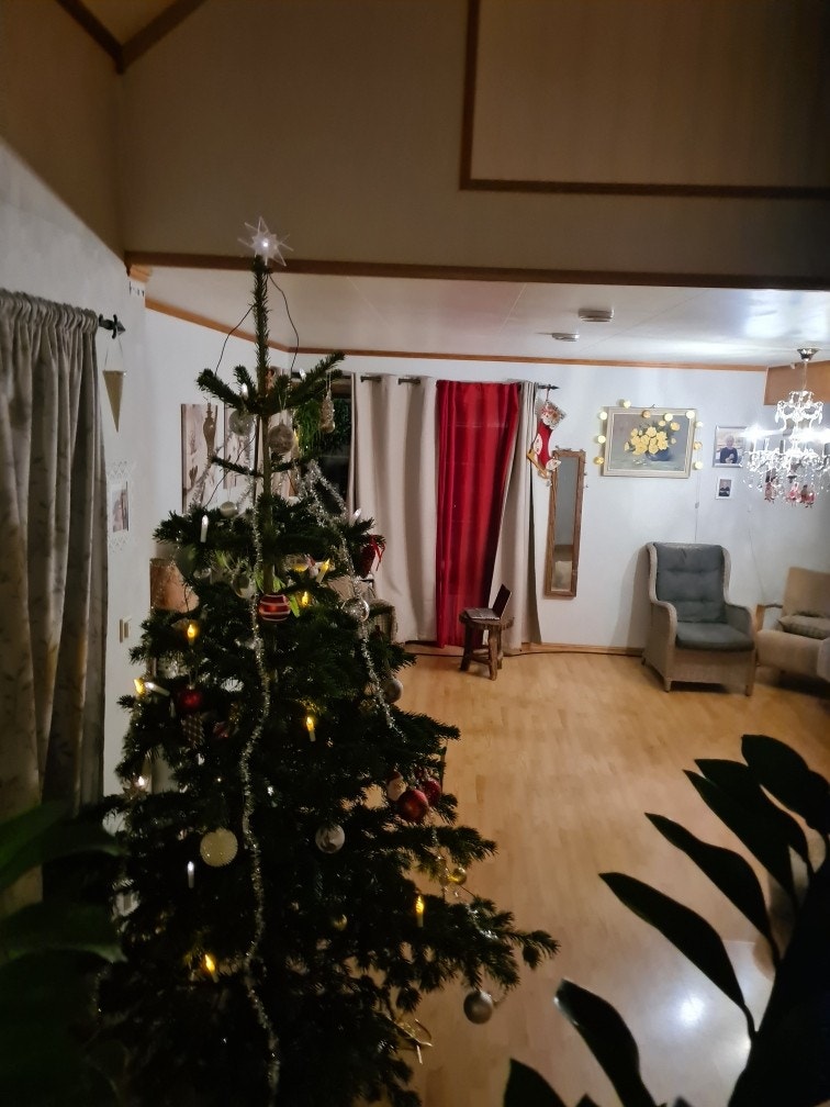 Stor langstrakt stue og oppholdsrom. Galleribilde