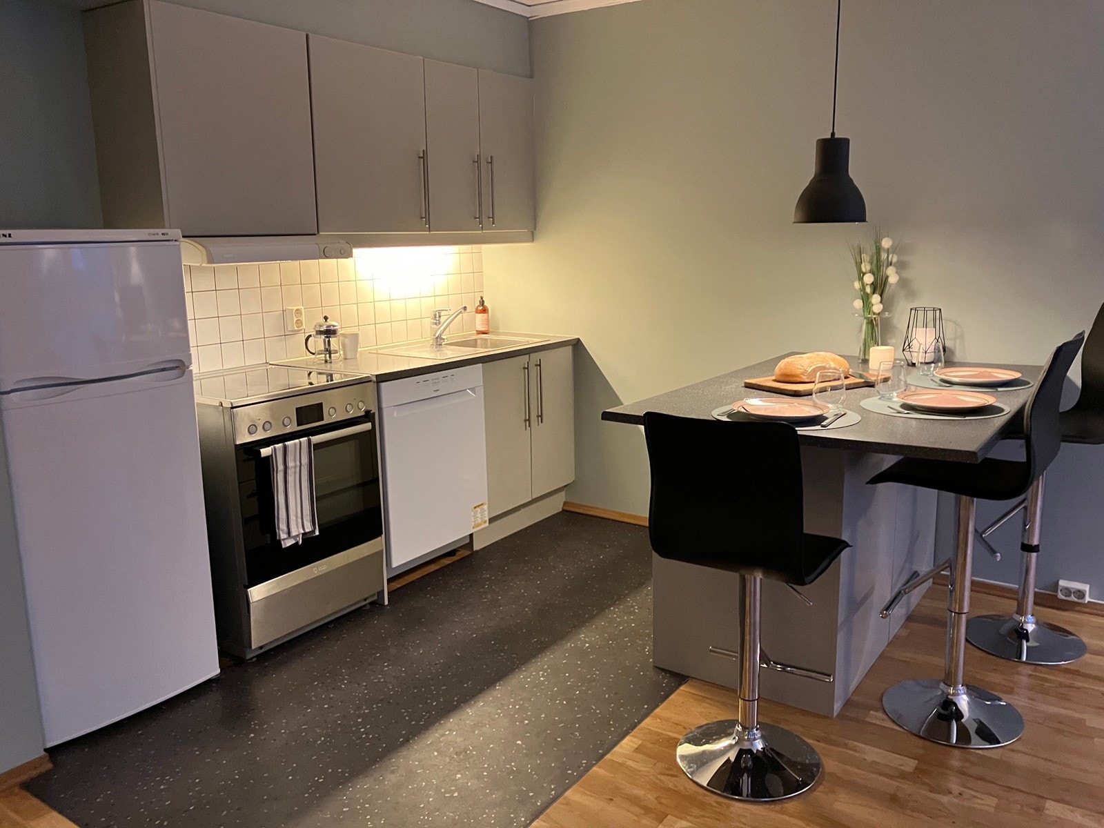 Oppvaskmaskin, komfyr og kjøleskap er inkludert Galleribilde