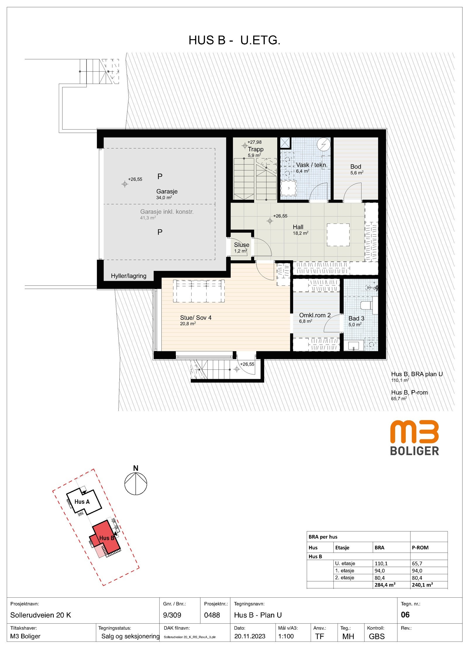 Hus B/ Snr. 2 - U. etasje Galleribilde