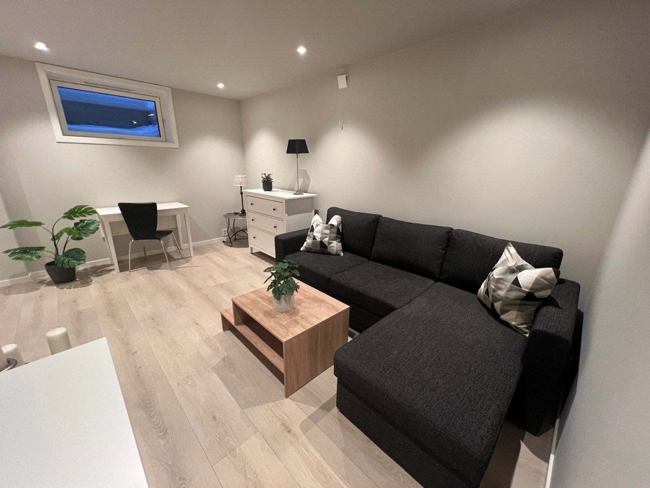 Sofa fungerer som sovesofa Galleribilde