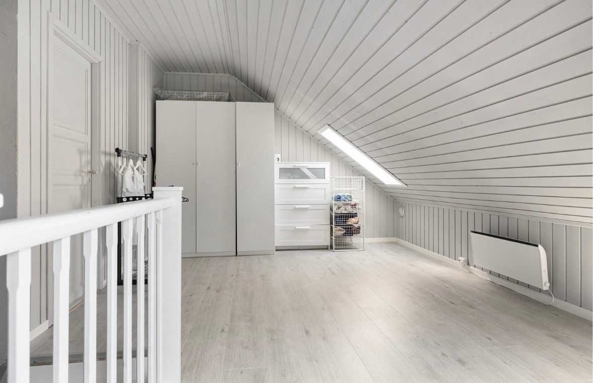Stuen her oppe gir også mulighet til enda mer lagringsplass Galleribilde