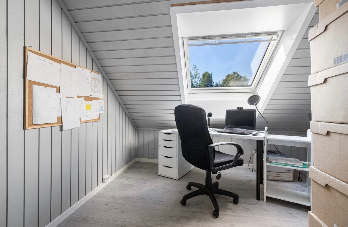 Soverom 3 er av lik størrelse og kan også brukes som kontor Galleribilde