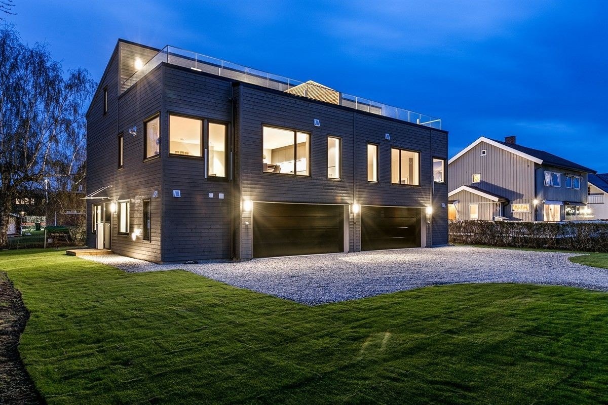 Boligene vil bli levert ihht lysplan både utvendig og innvendig. Galleribilde