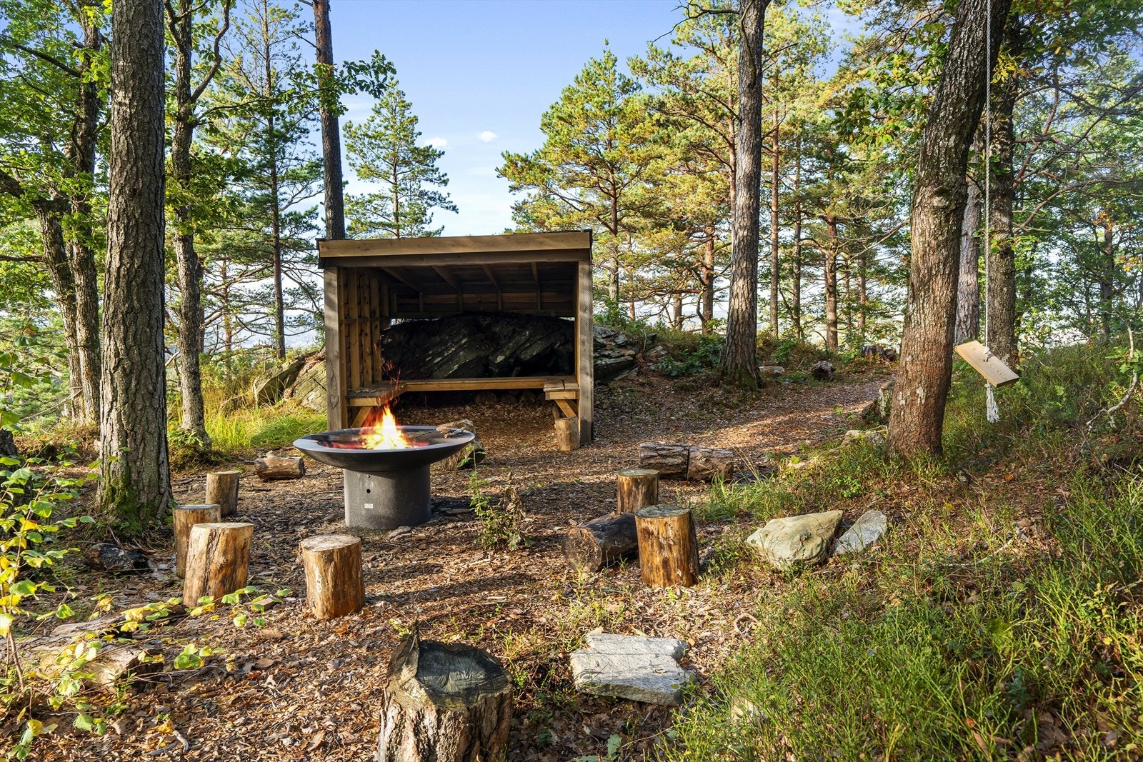 Fra felles turplass rett ved Galleribilde