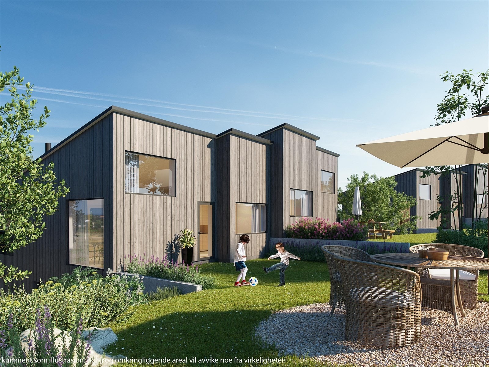 Benestadheia 25-31 - Fasade bakside Galleribilde