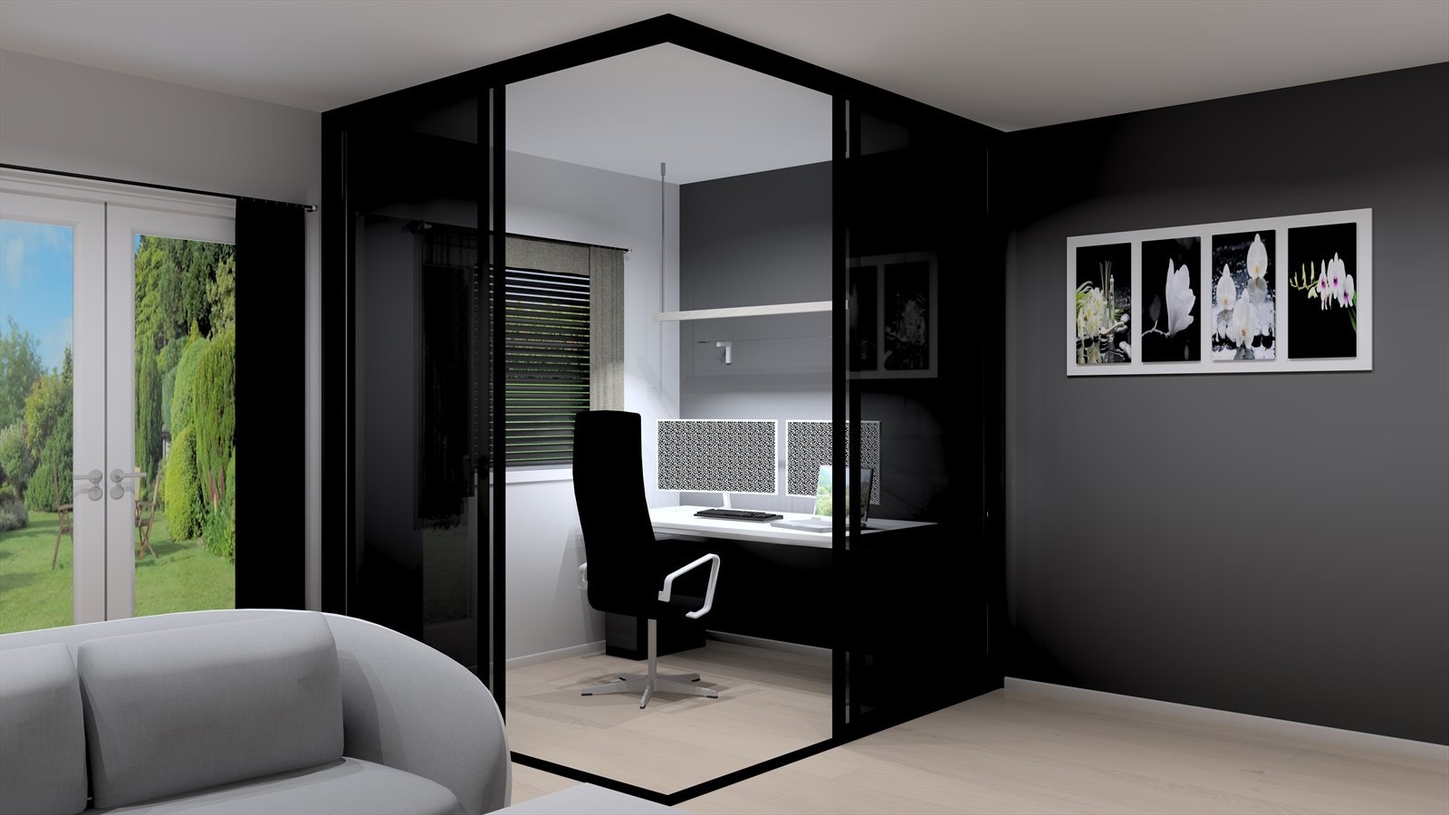 Forslag til hjemmekontor-løsning fra utbygger BOH A/S (tilvalg) Galleribilde