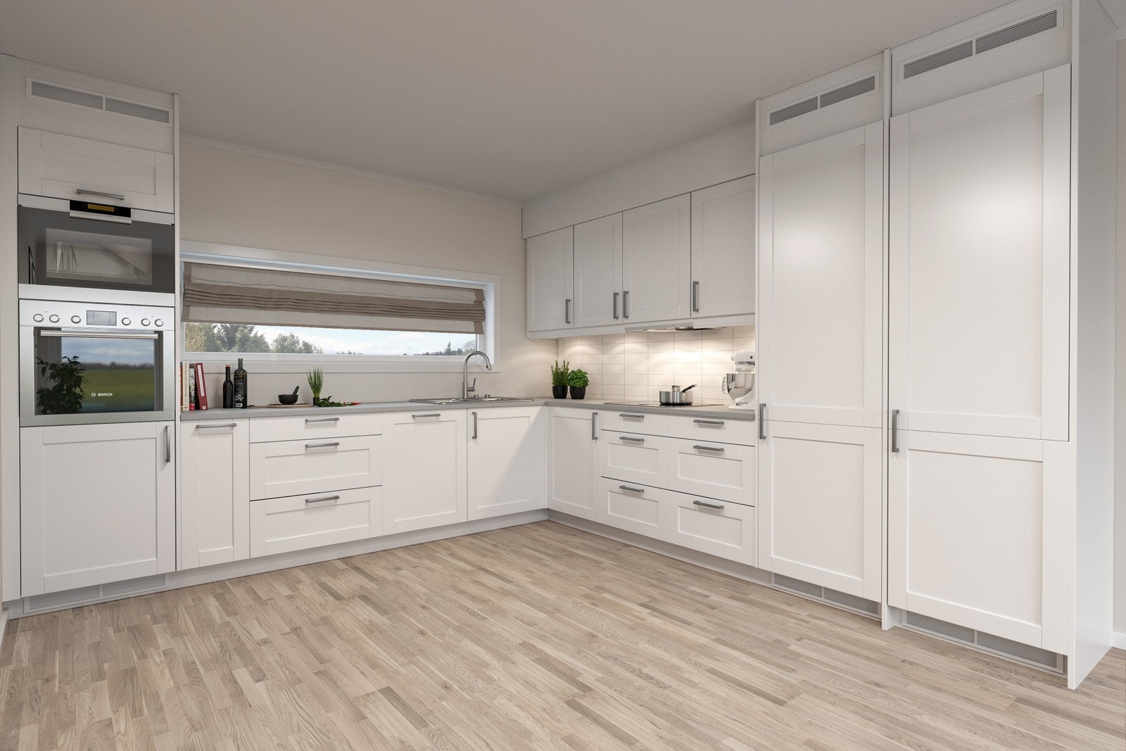 Herlig, stort kjøkken med tilvalg i en 4-roms/utvidet 6-roms (hvitevarer er tilvalg) Galleribilde