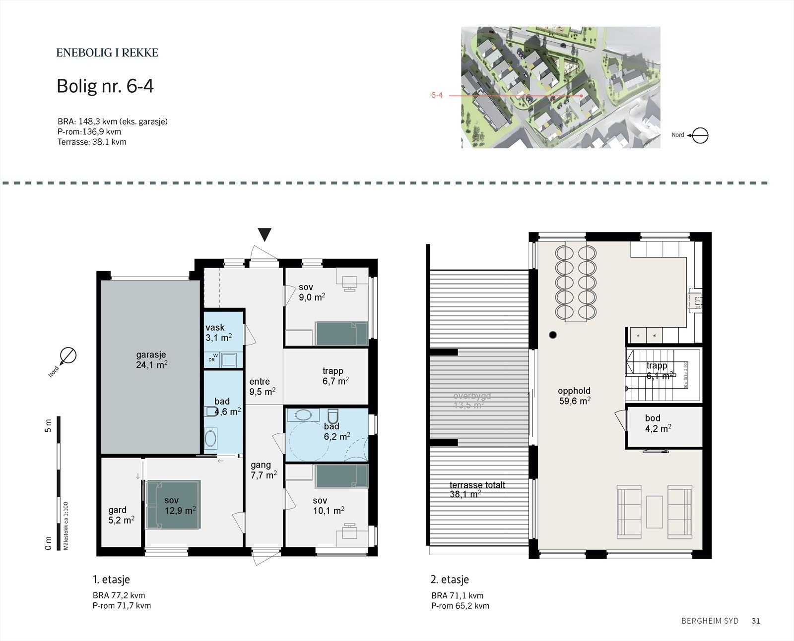 Plantegning KS6-4. Galleribilde