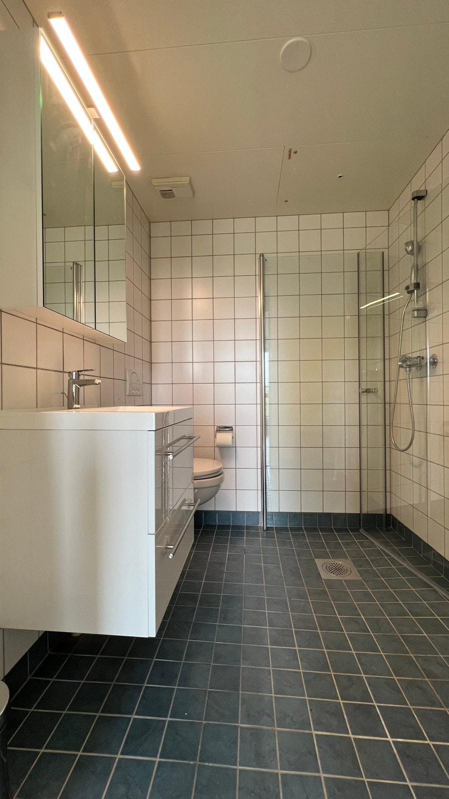 Bad med opplegg for vaskemaskin/tørketrommel Galleribilde