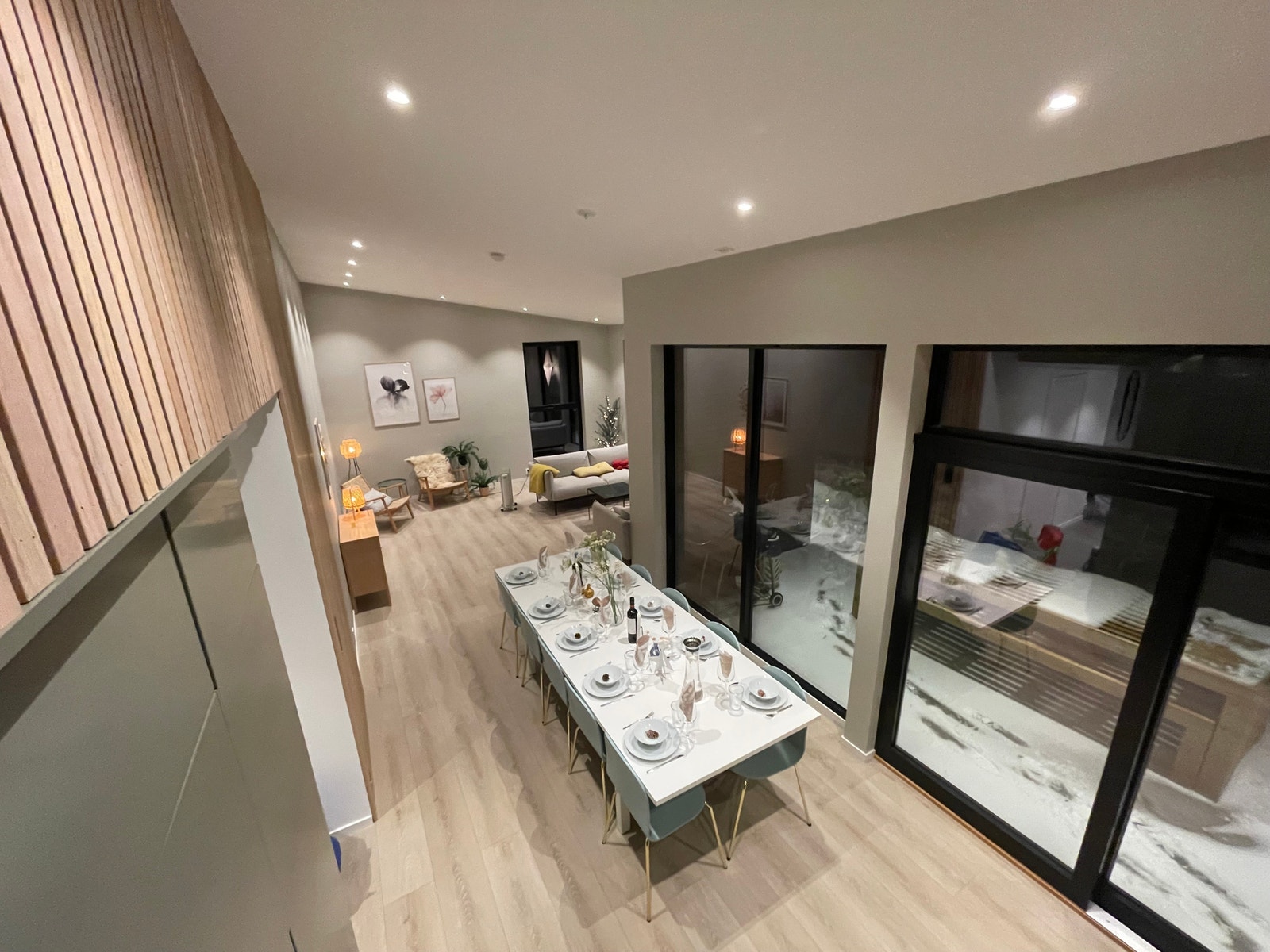 Overblikk kjøkken mot stue Galleribilde