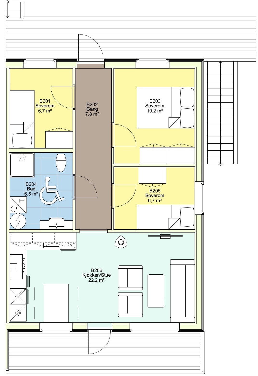 Leilighet B Galleribilde