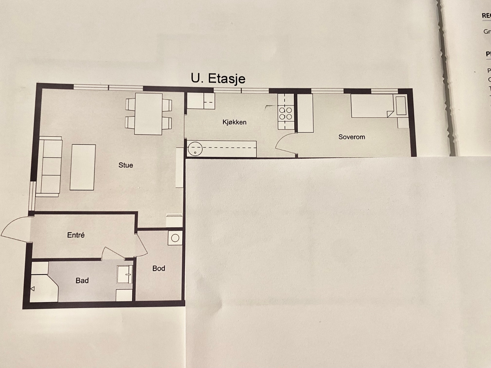 Plantegning Galleribilde
