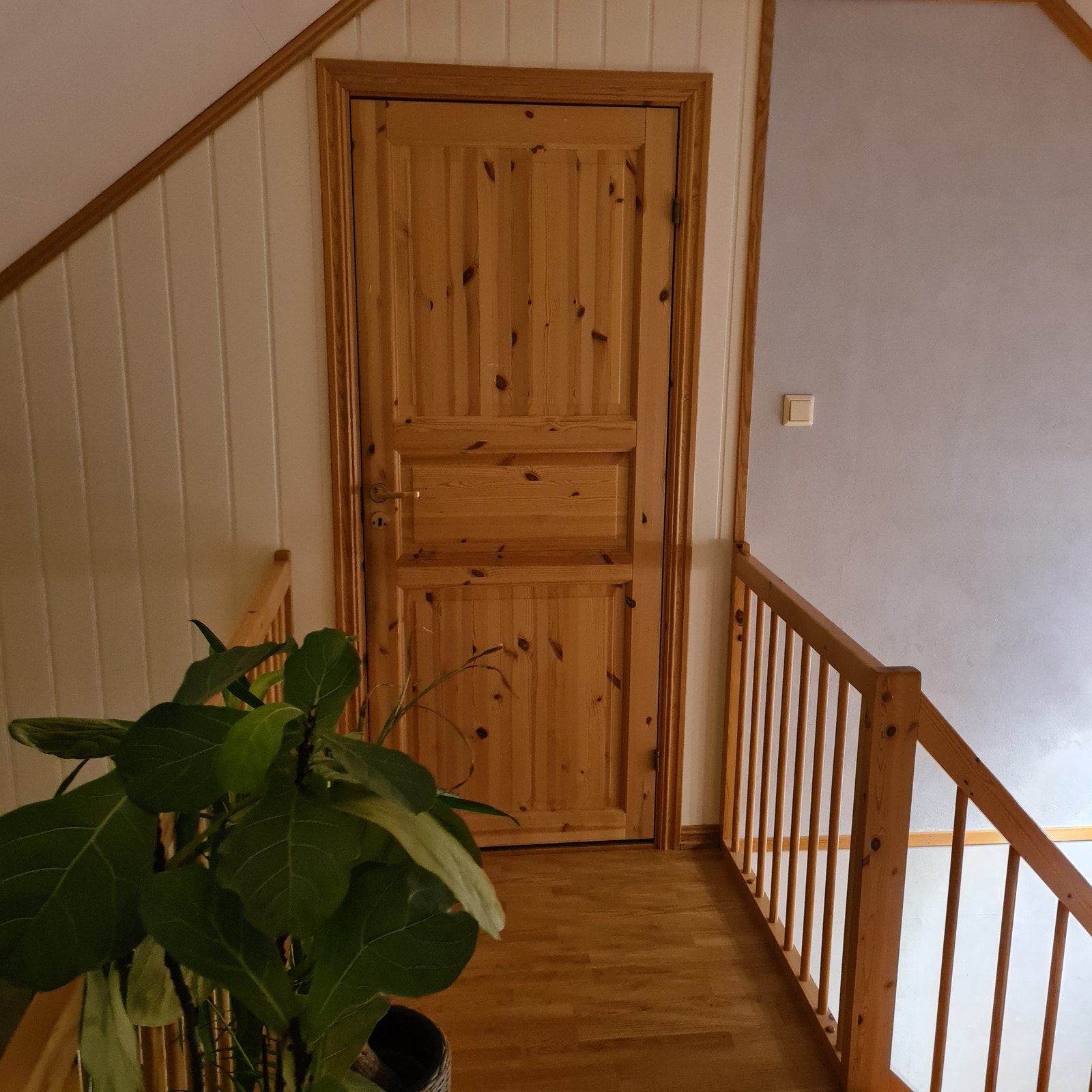 Døren inn til et av soverommene. Galleribilde