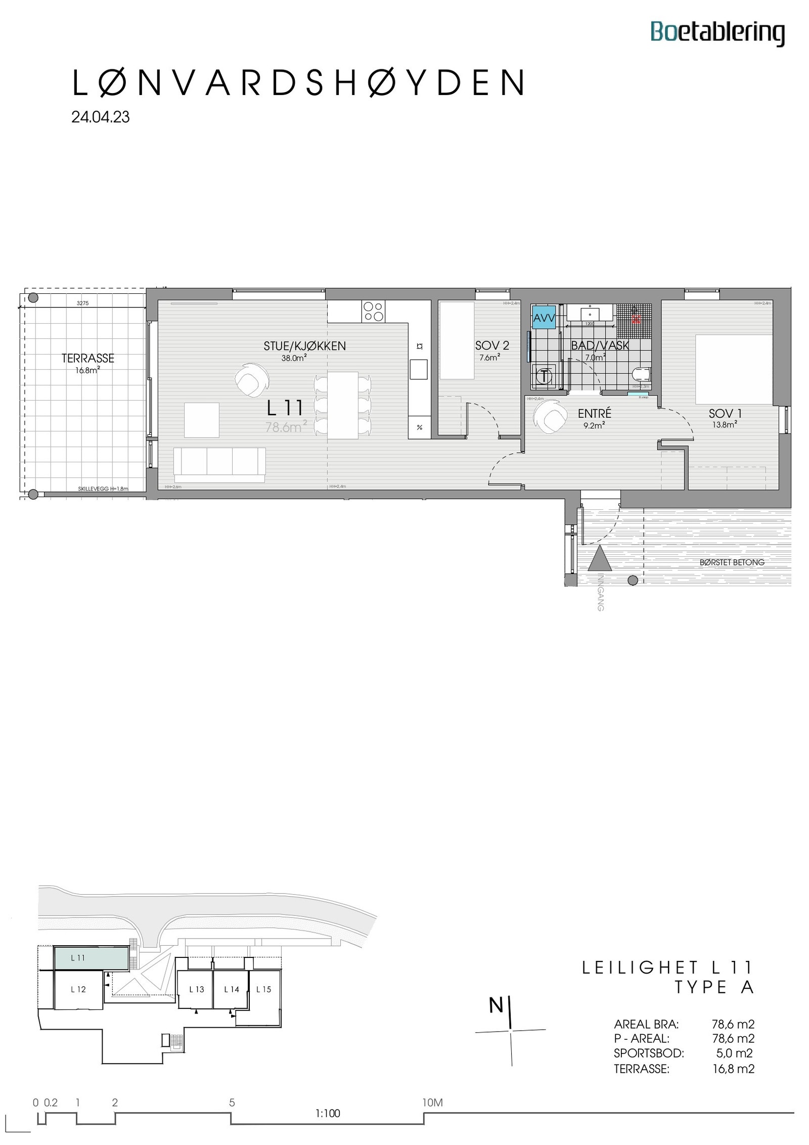 Plantegning L11 Galleribilde