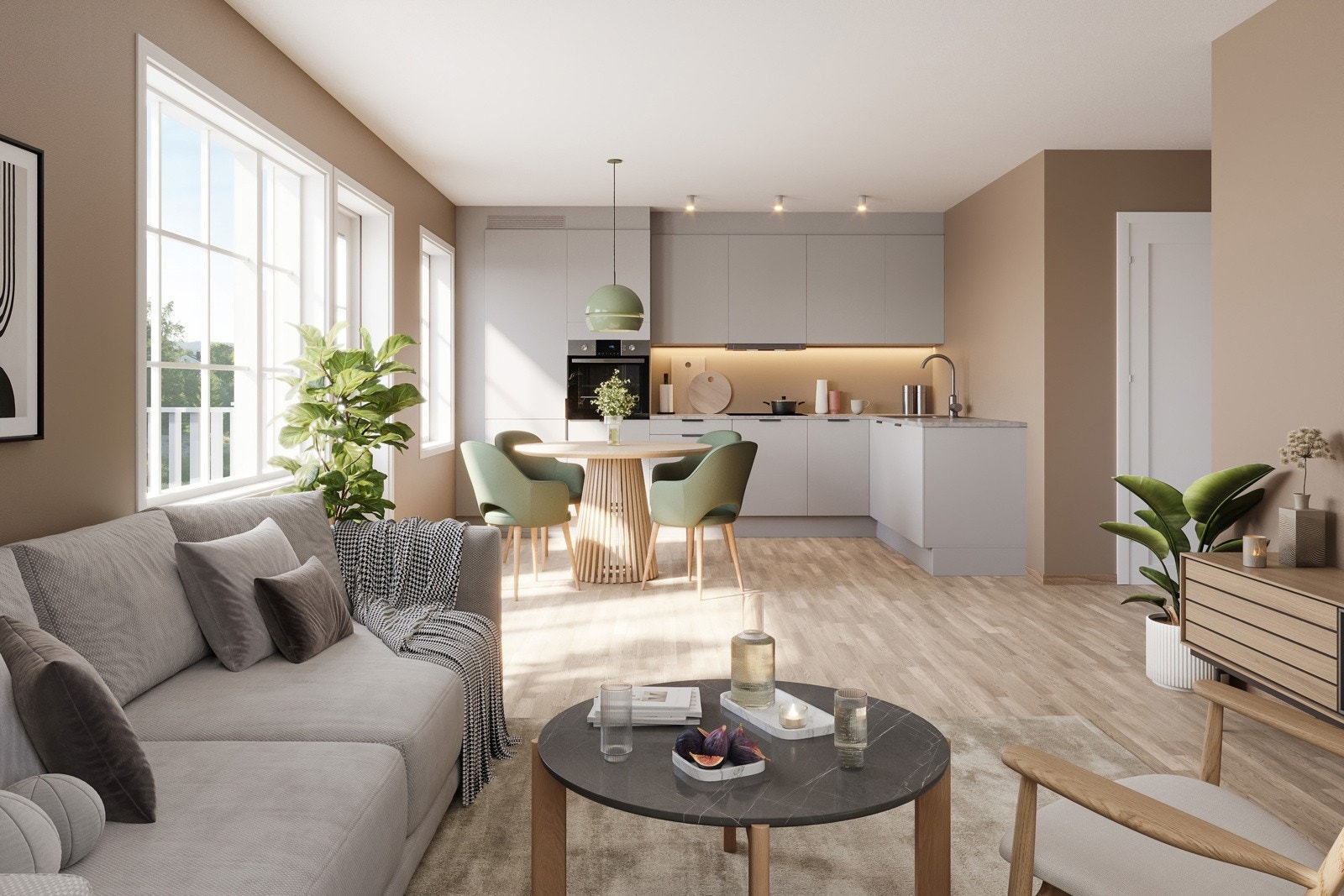 Kjøkken 74m2 Galleribilde