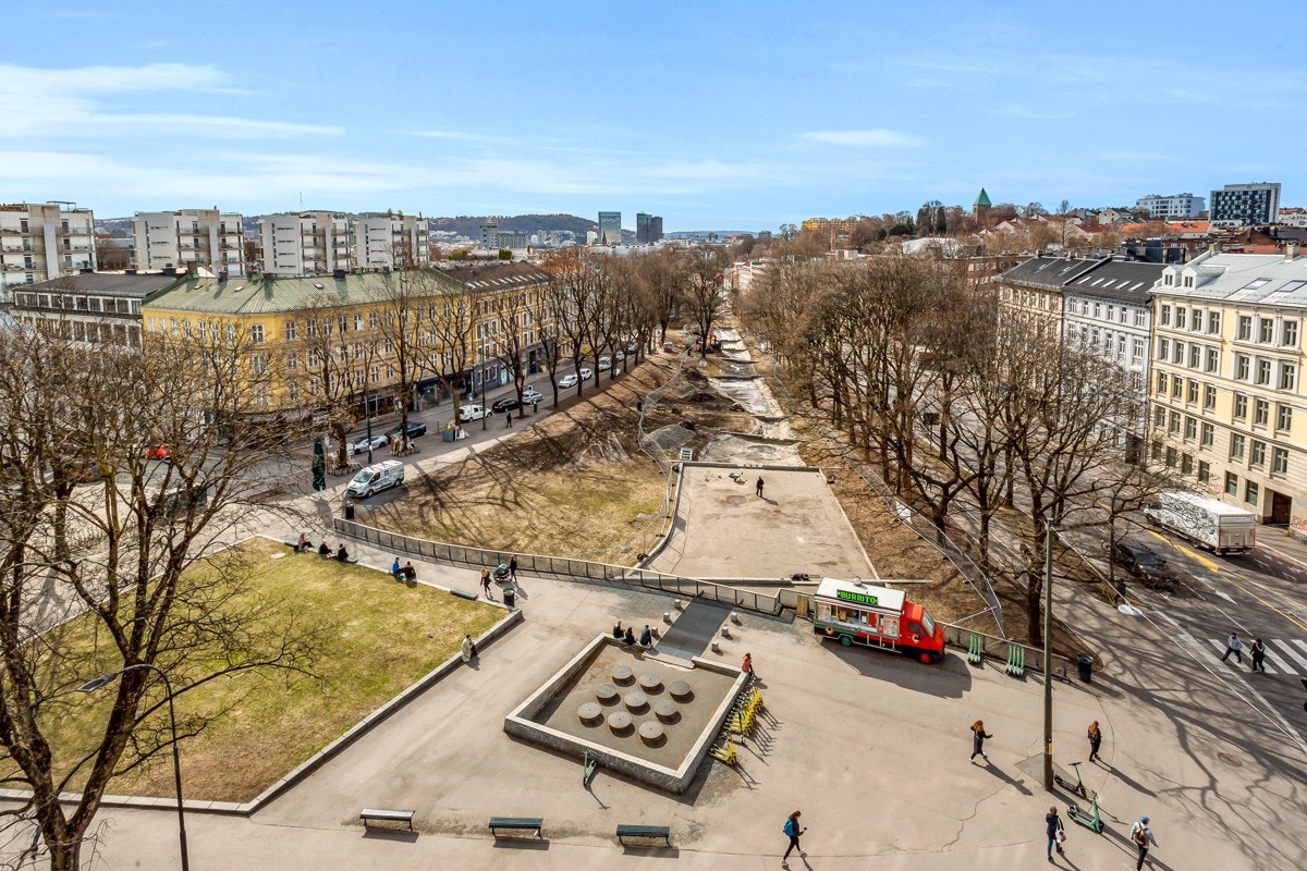 utsikt fra takterasse Galleribilde