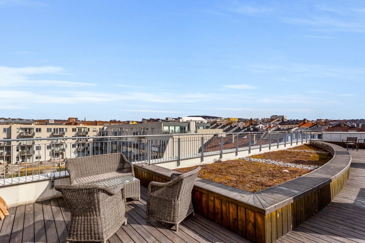 felles takterasse Galleribilde