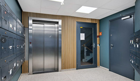 Oppgang med heis. Bilde tatt av OBOS Galleribilde