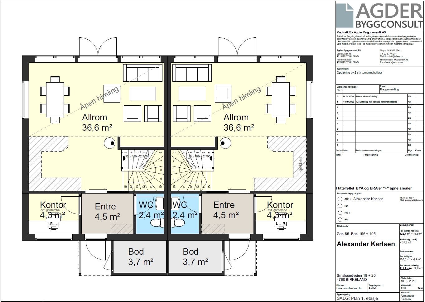 plan 2. etasje Galleribilde