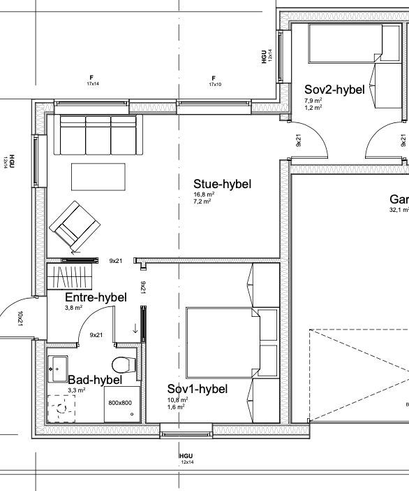 Plantegning Galleribilde