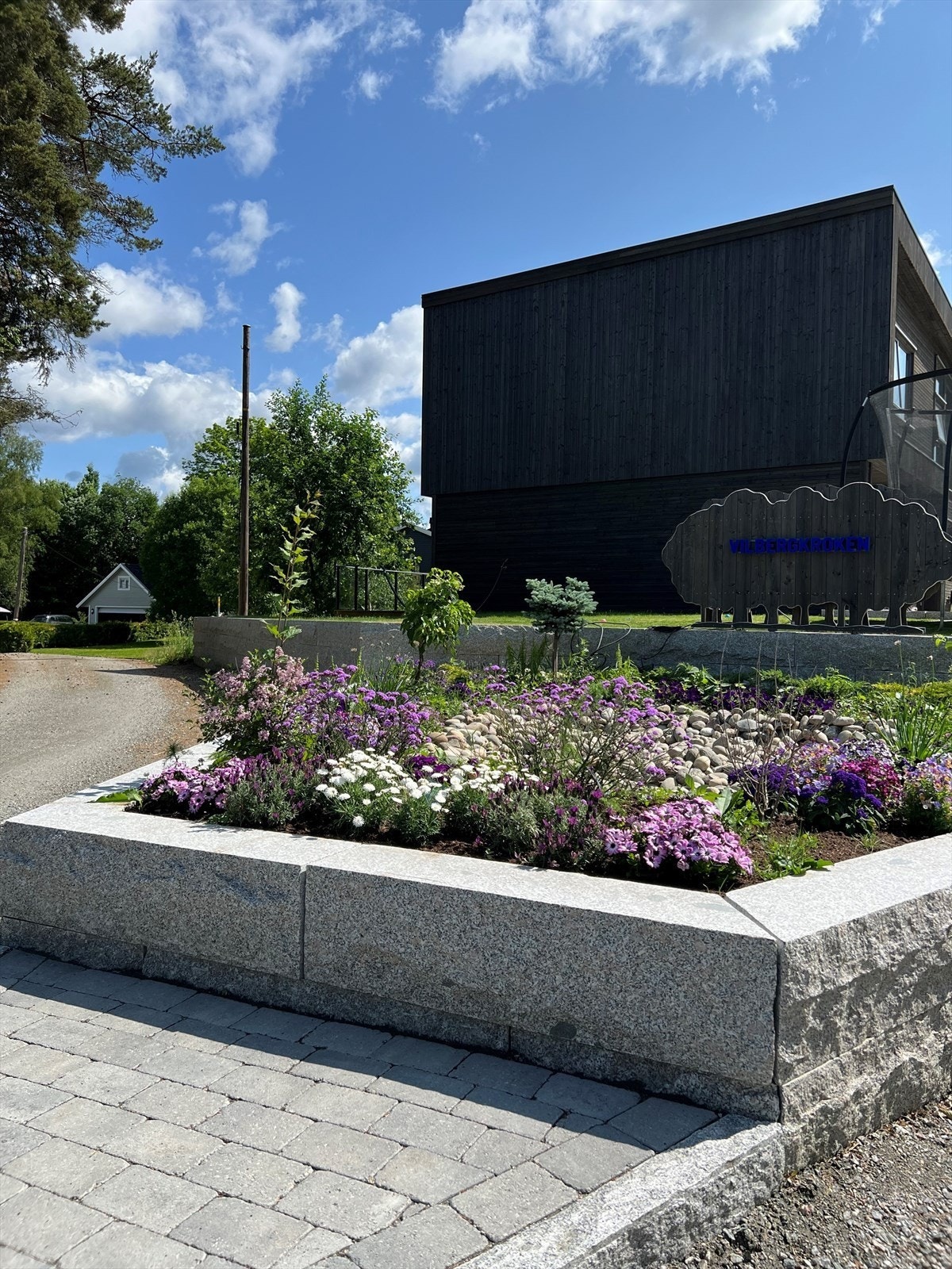 Inngang til boligfeltet Galleribilde