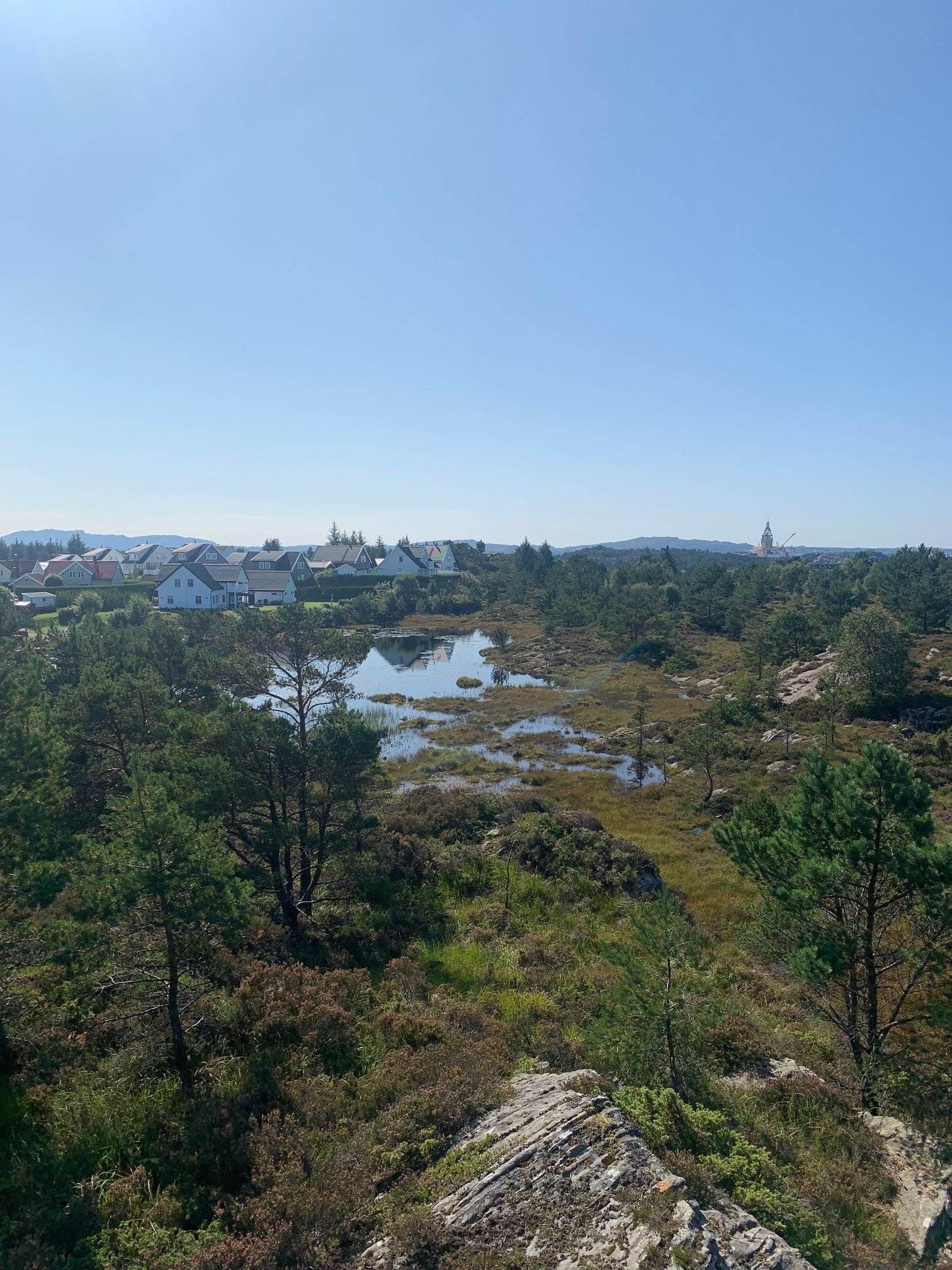 Utsikt mot vest Galleribilde