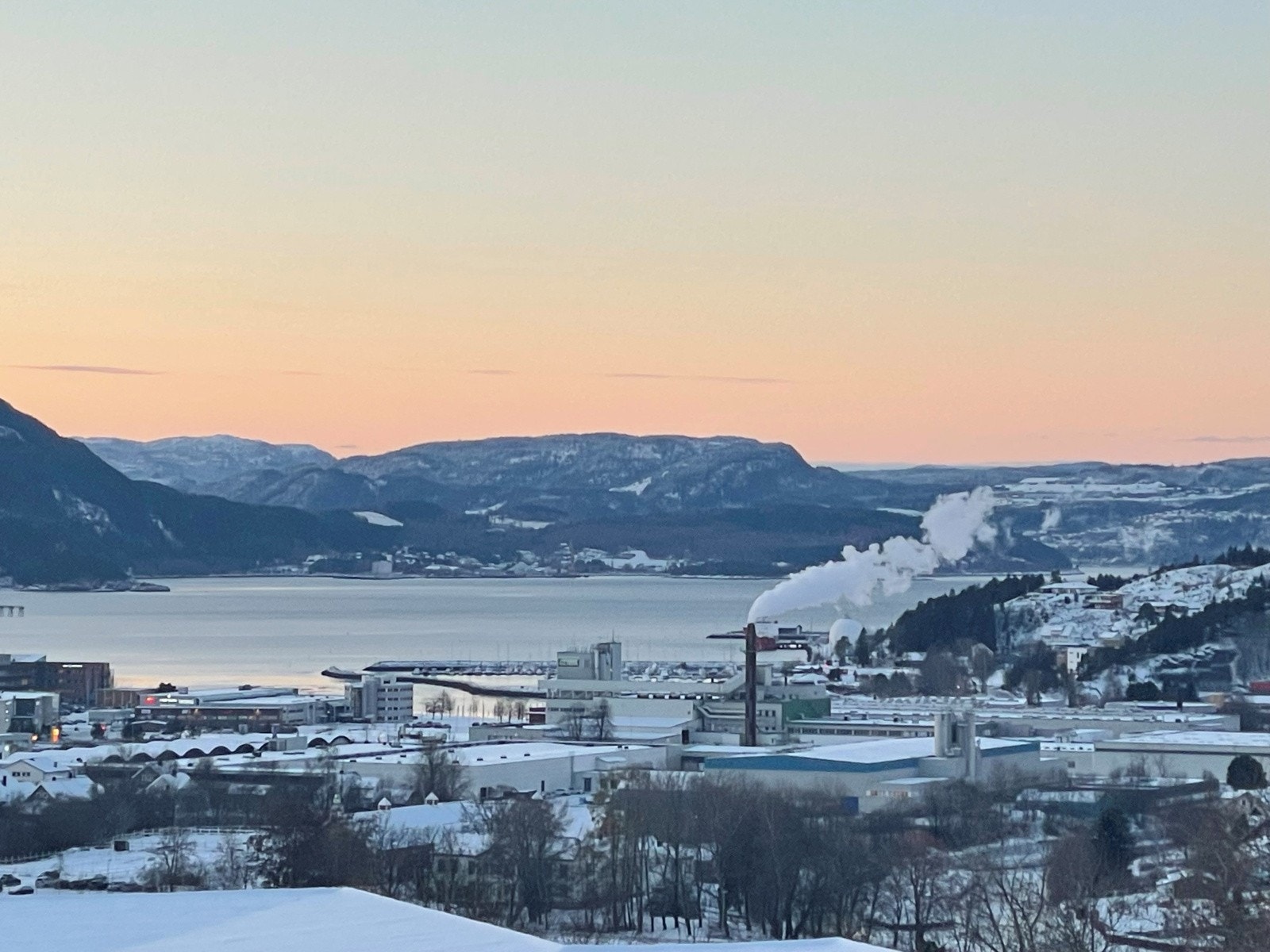 Utsikt fra tomta. Bilde tatt av selger Galleribilde