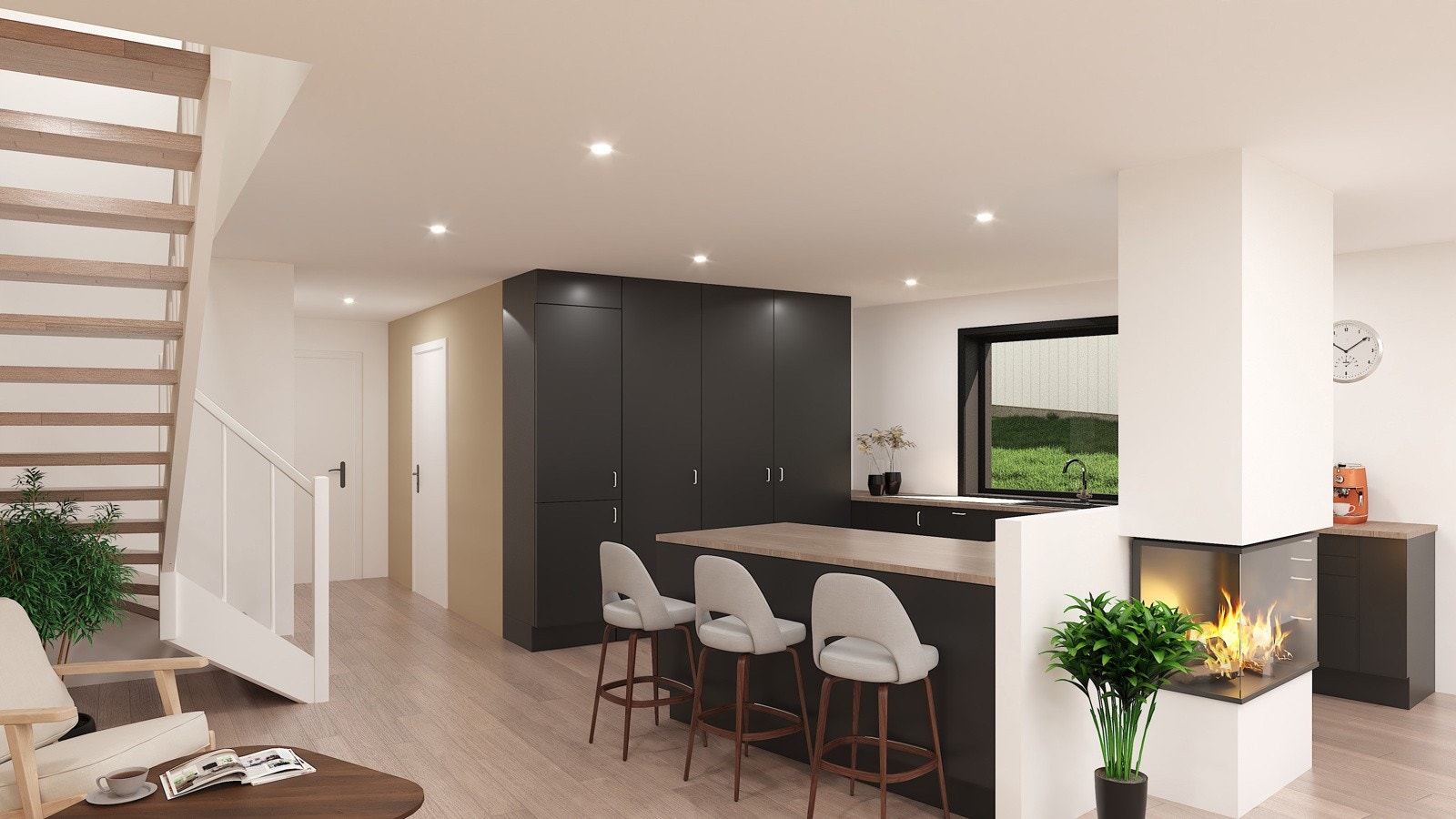 Boligen vil inneha en svært tiltalende og moderne standard (Illustrasjonsbilde. Noen avvik vil forekomme) Galleribilde