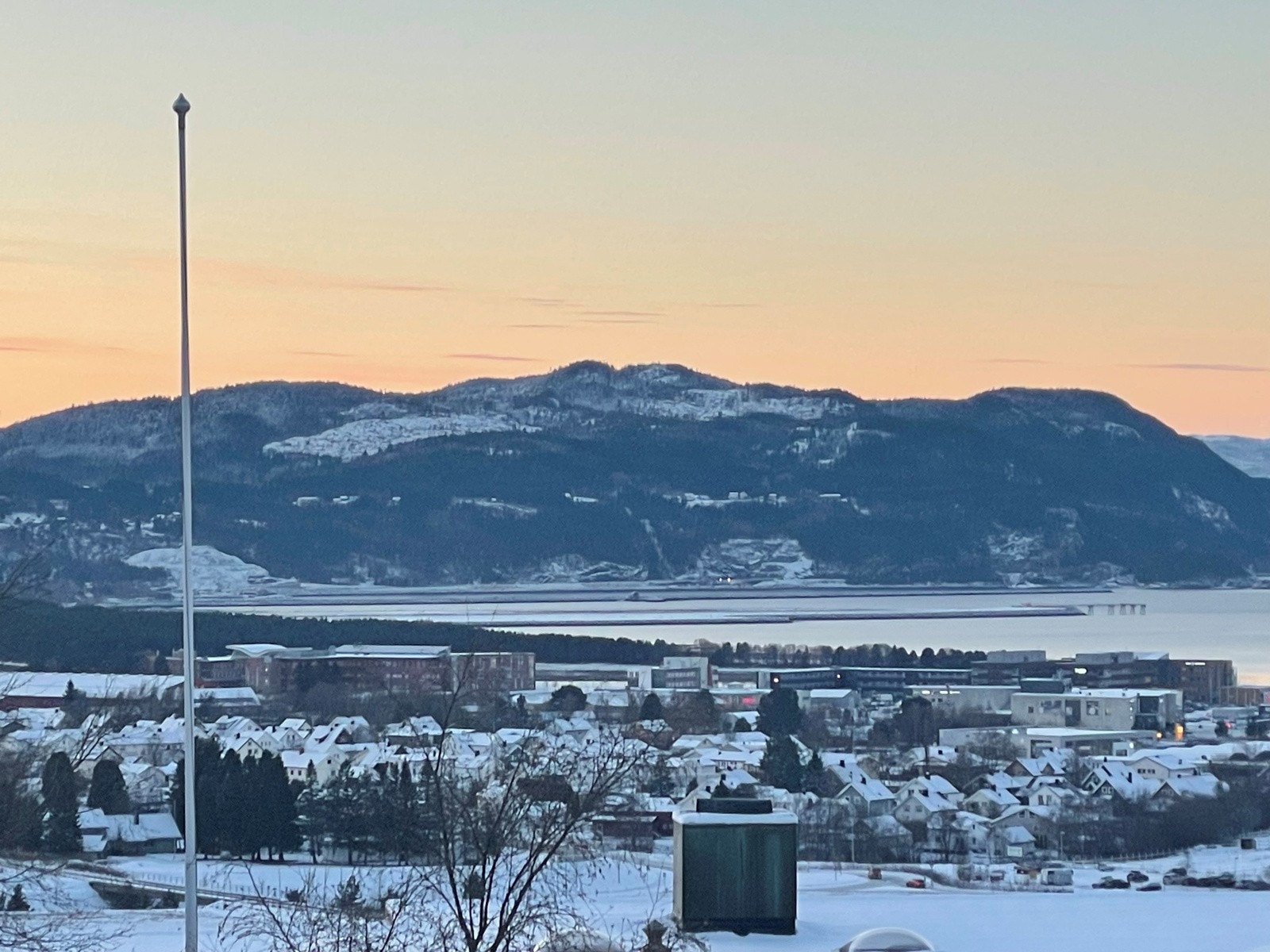 Utsikt fra tomta. Bilde tatt av selger Galleribilde