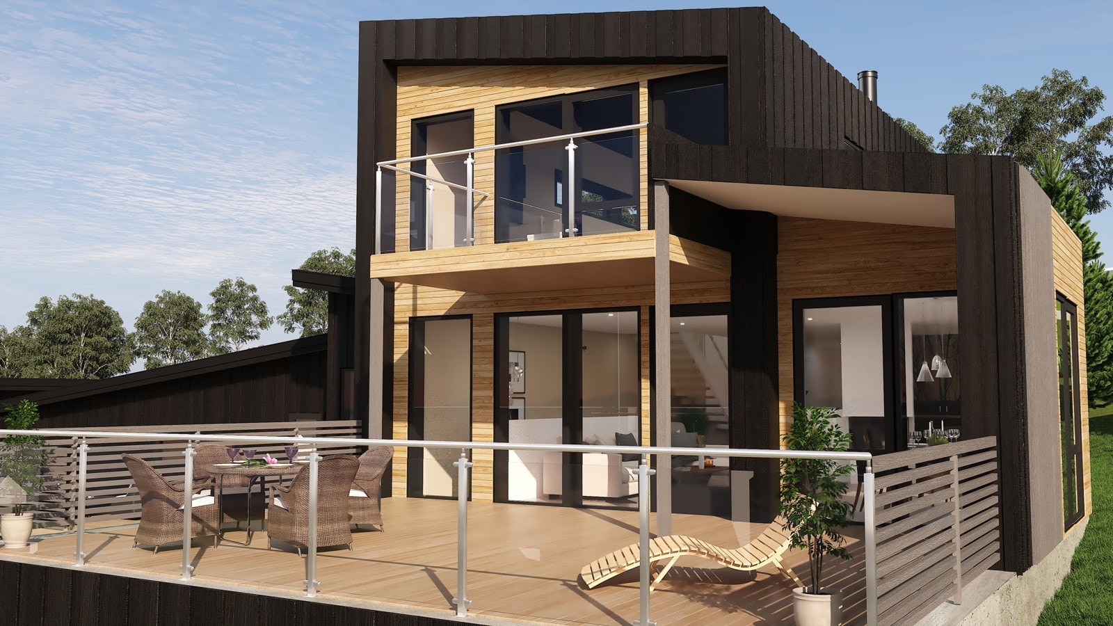 Flotte terrasser i både 1. og 2. etasje Galleribilde