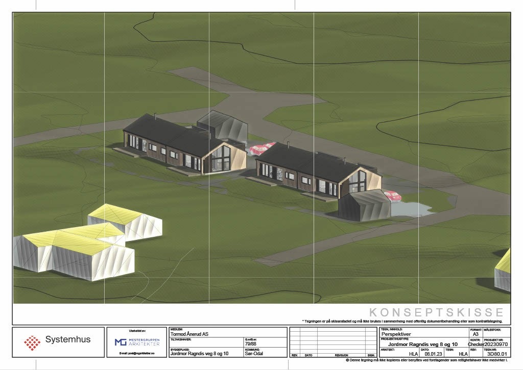 Flotte boliger med alt på en flate Galleribilde