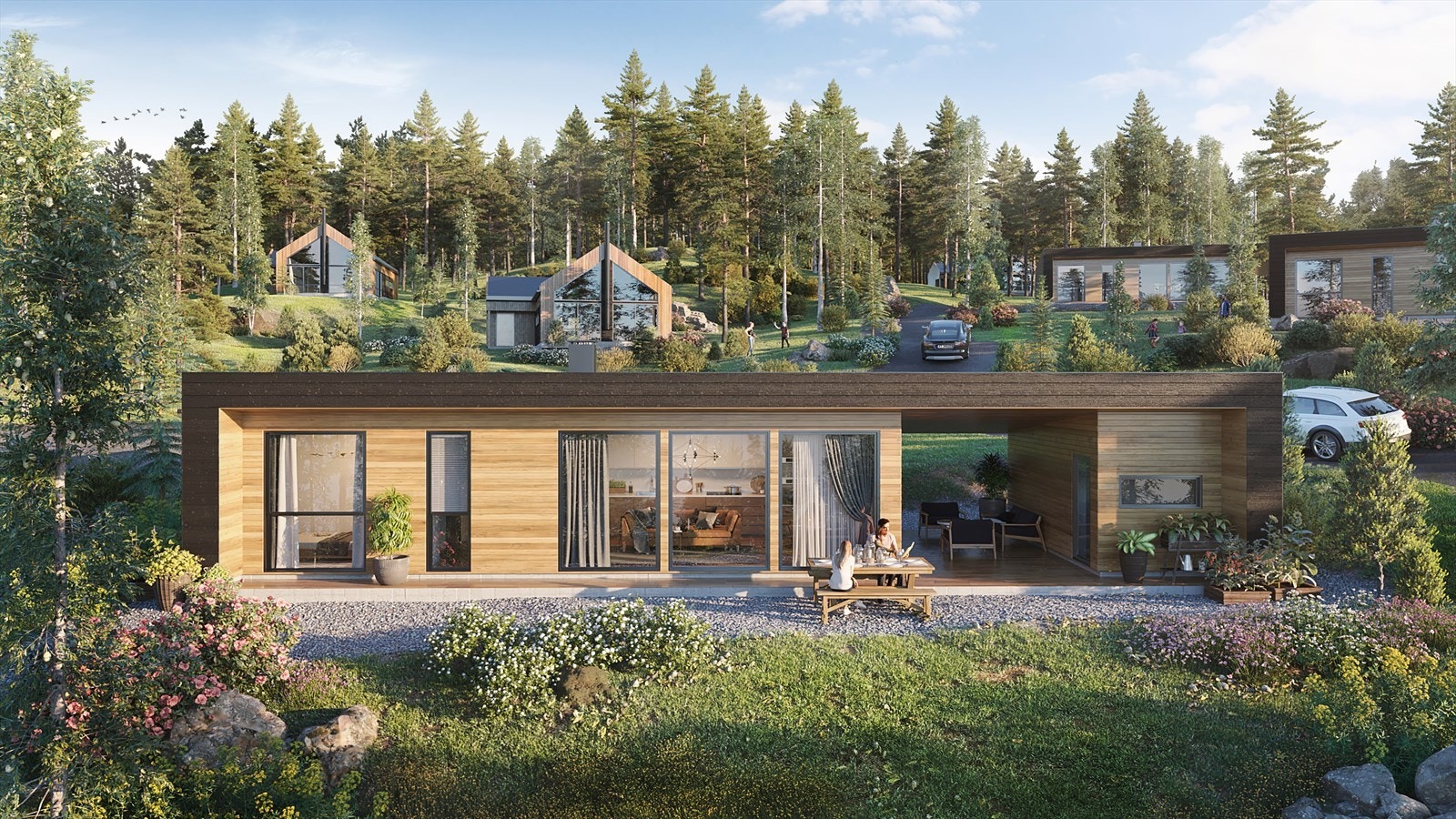 Her har vi flere tomter til salgs - finn din favoritt og bygg din drømmehytte. Galleribilde