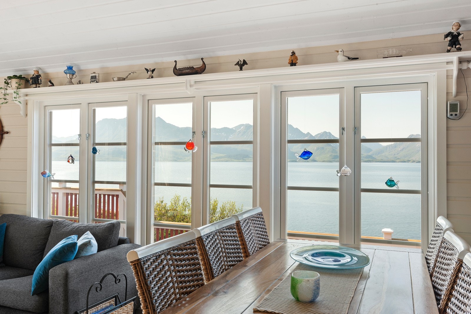 Upåklagelig utsikt fra spisebordet. Galleribilde