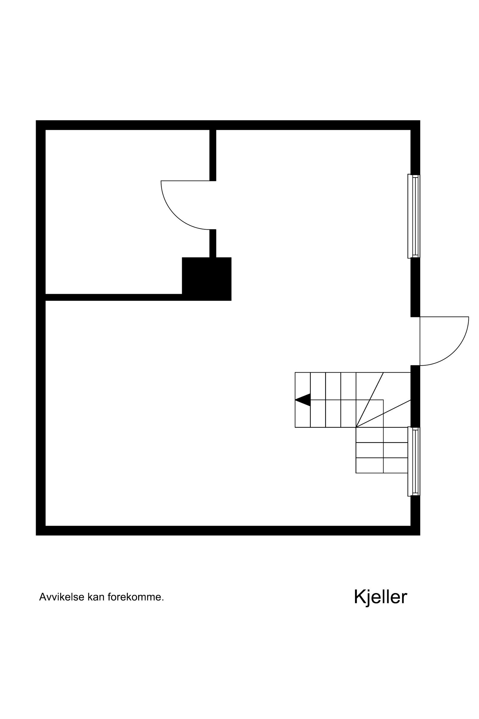Plantegning Kjeller Galleribilde